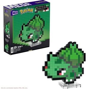 Mega Construx Pokemon Pixel Art Bulbasaur Building Set 374 Pieces Ages 13+